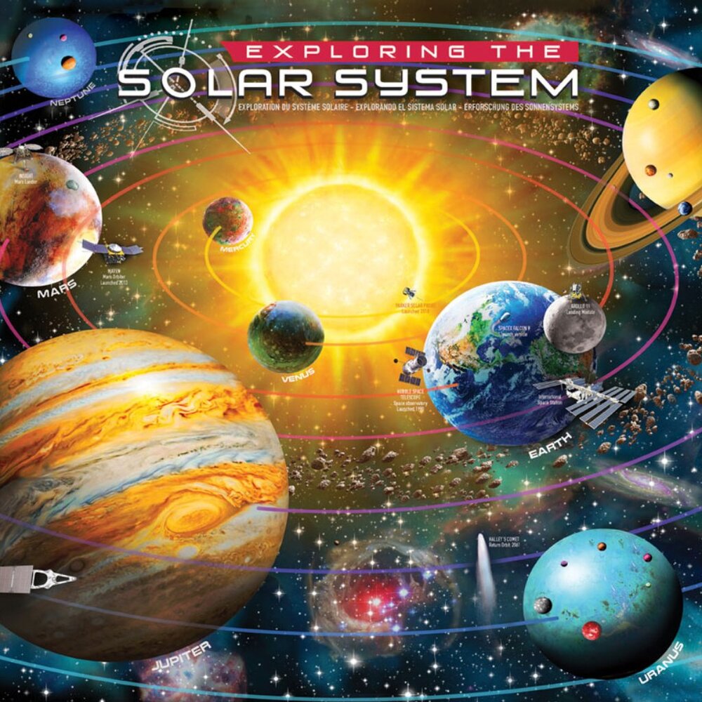 Eurographics 200pcs Puzzle-- Exploring The Solar System New In Box - Picture 4 of 12